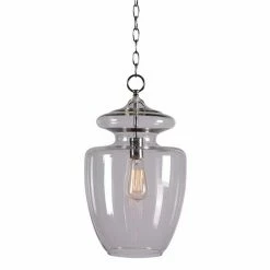 Kenroy Home Apothecary Pendant Lamp Clear