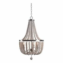 Kenroy Home Casual Bead Chandelier Steel White -Kenroy Home SHOP unnamed file 144