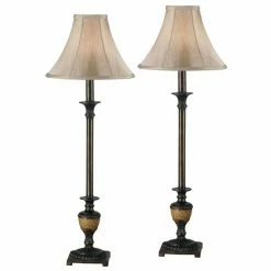 Kenroy Home Emily 2-piece Buffet Table Lamp Set