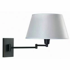 Kenroy Home Simplicity Swing-Arm Wall Lamp Oil Rubbed Bronze
