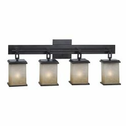 Kenroy Home Plateau 4-Light Vanity Wall Sconce