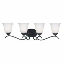 Kenroy Home Medusa 4-Light Vanity Wall Lamp Brown