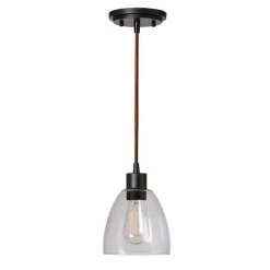 Kenroy Home Edis Mini Pendant Lamp Antique Bronze
