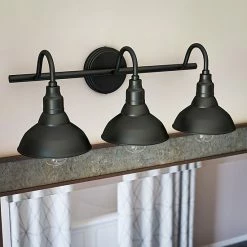 Kenroy Home Rustic 3-Light Vanity Wall Light Black -Kenroy Home SHOP unnamed file 31