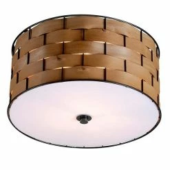 Kenroy Home Shaker 3-Light Flush Mount Light