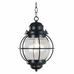 Kenroy Home Hatteras Hanging Lantern - Outdoor Black