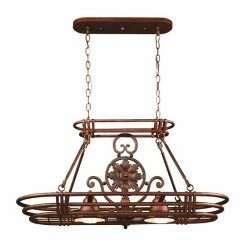 Kenroy Home Dorada 2-Light Pot Rack Ceiling Light