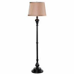 Kenroy Home Chatham Floor Lamp Brushed Steel
