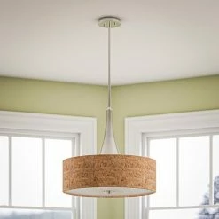 Kenroy Home 3-Light Cork Pendant Ceiling Lamp -Kenroy Home SHOP unnamed file 50
