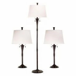 Kenroy Home Park Avenue 3-pc. Lamp Set