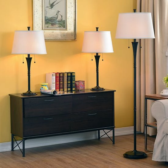 Kenroy Home Park Avenue 3-pc. Lamp Set 4 Kenroy Home Park Avenue 3-pc. Lamp Set - Image 2