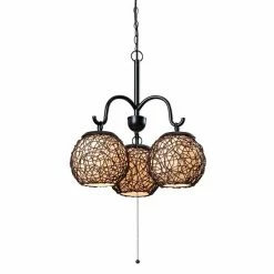 Kenroy Home Castillo 3-Light Outdoor Chandelier