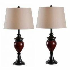 Kenroy Home Elliot Table Lamp 2-piece Set
