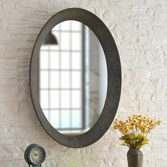 Kenroy Home Antillean Galvanized Wall Mirror 4 Kenroy Home Antillean Galvanized Wall Mirror - Image 2