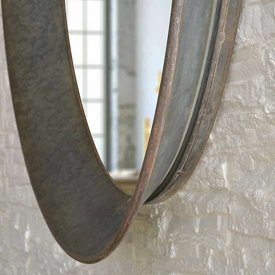 Kenroy Home Antillean Galvanized Wall Mirror 5 Kenroy Home Antillean Galvanized Wall Mirror - Image 3