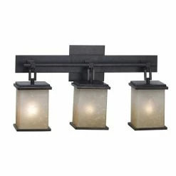 Kenroy Home Plateau 3-Light Vanity Wall Sconce