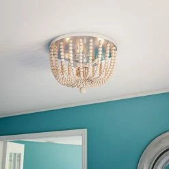 Kenroy Home Casual 3-Light Bead Flush Mount Ceiling Light Bronze Gray -Kenroy Home SHOP unnamed file 85