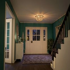 Kenroy Home Casual 3-Light Bead Flush Mount Ceiling Light Bronze Gray -Kenroy Home SHOP unnamed file 88