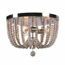 Kenroy Home Casual 3-Light Bead Flush Mount Ceiling Light Bronze Gray -Kenroy Home SHOP unnamed file 90